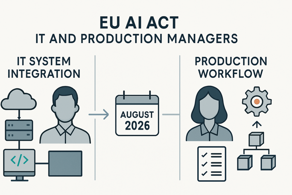 EU AI Act: Konkrete Umsetzungsschritte für IT- und Produktionsleiter bis August 2026