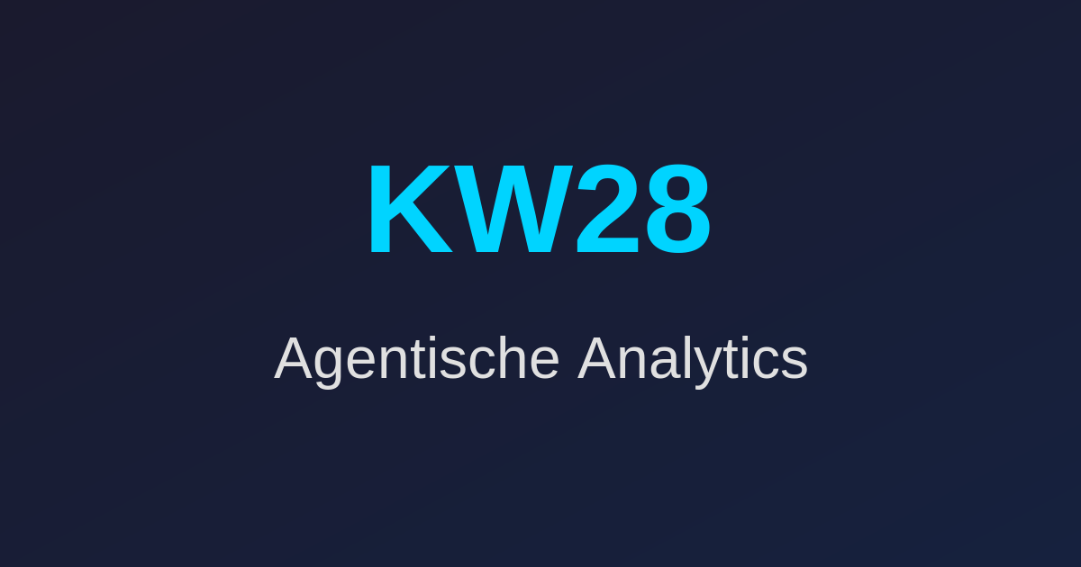 BI Software Launches KW28 2026 – Agentische Analytics-Plattformen | find-your-bi.de